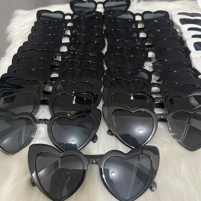 34pcs Heart Shaped Glasses for Couples Birthday Gifts Christmas Gifts Bachelor Parties Father's Day Mother's Day Gifts