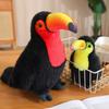 20/30/40CM Simulering Toco Tukan Plysjleker Søt Ramphastos Toco Kosedyr Animerte Fugledukke Søt Hjemmedekorasjon Gaver