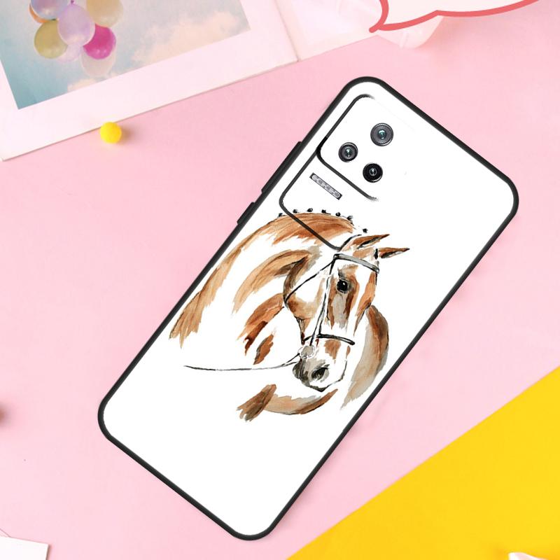 Horse Pony Painted Case For Xiaomi 13 14 Ultra 12 Lite 11T 12T 13T Pro POCO M6 Pro X6 X5 X3 F3 F5 M5s Cover