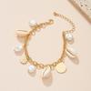 Personalized Design Light Luxury Jewelry Women, Simple Sequins Irregular Shell Pearl Bracelet