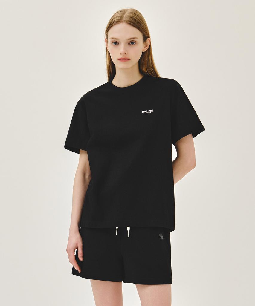 Malittepeulangsowajeobeo Small Regular Logo Tee Black