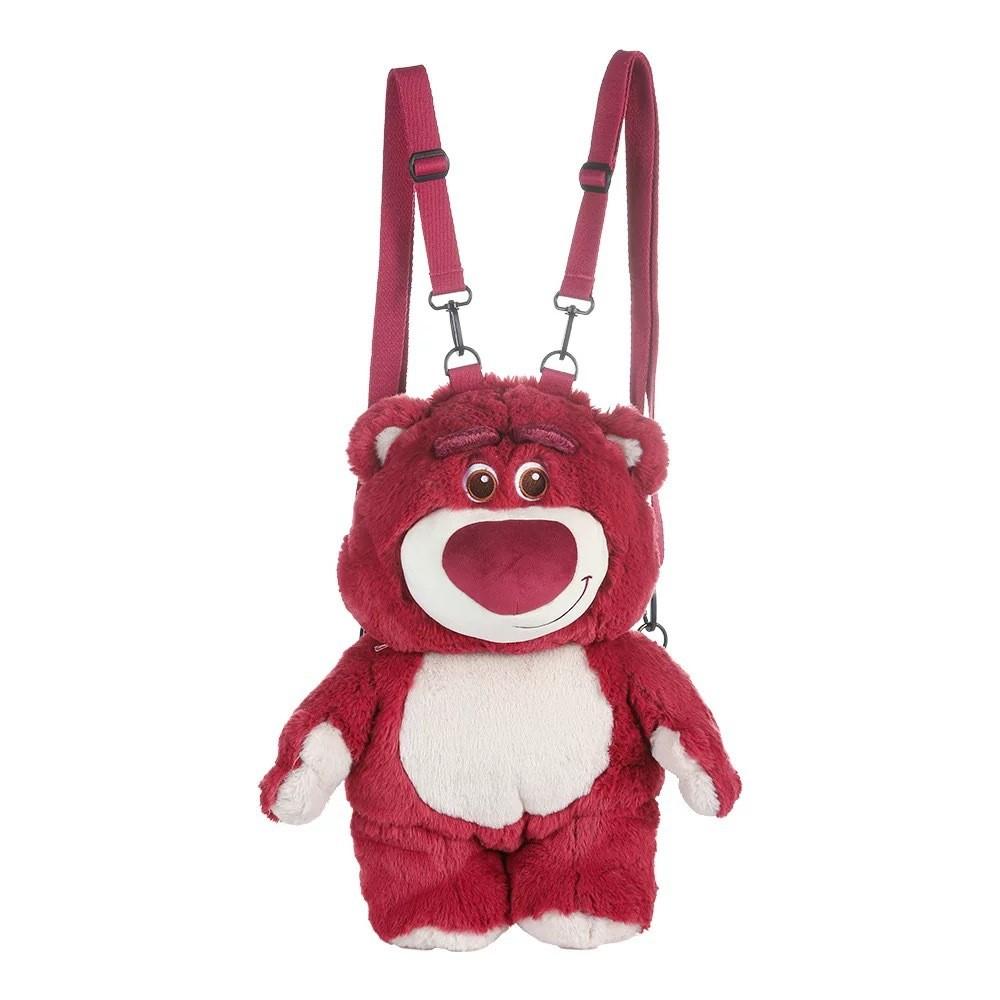 Lotso Plush Pooh Backpack With Durable Nylon Material Forgirls Teens And