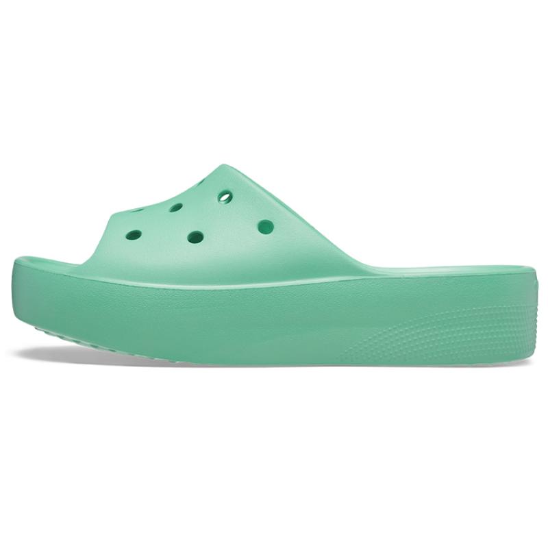 Crocs Classic Platform Sandals 'Green' Women's