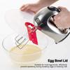 Hand Mixer Splatter Guard Silicone Mixing Bowl Splatter Guard Baking Cooking Anti Splash Cover for Whipping Cream Beating Eggs