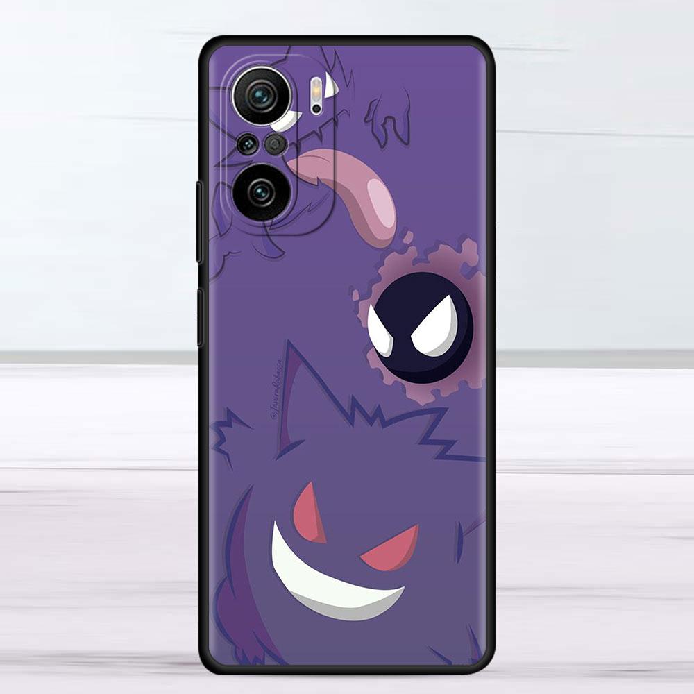 Fall Für Xiaomi Redmi Hinweis 111 9S 10 9 8 7 9A 9C 9i K40 8T 10C 9T K50 Silikon Telefon Shell Japan Anime Pokemon Gengar