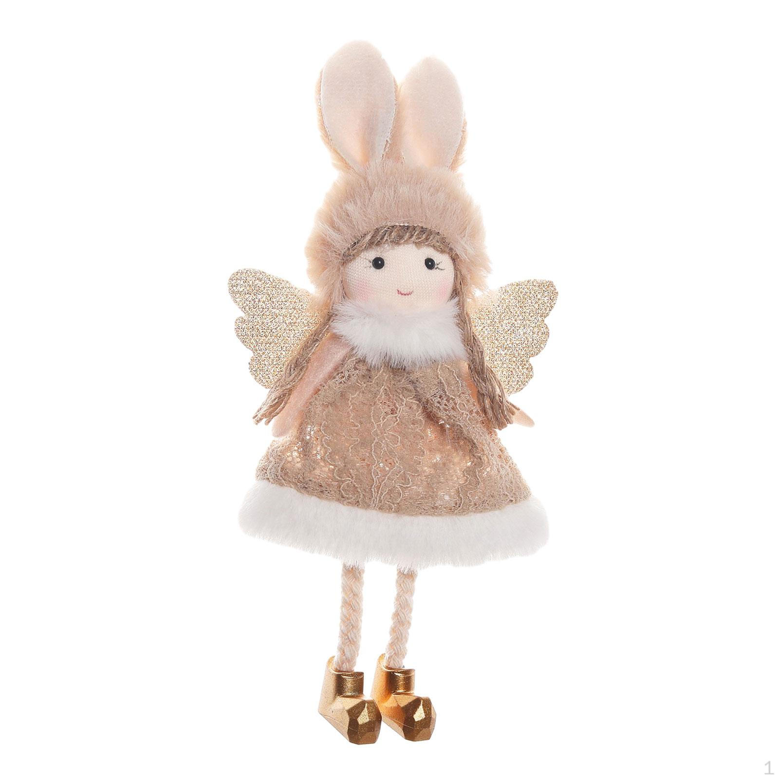 

Рождественские куклы-ангелы, подвески, креативные украшения, реквизит для фотографий, подвеска на елке, кофейный