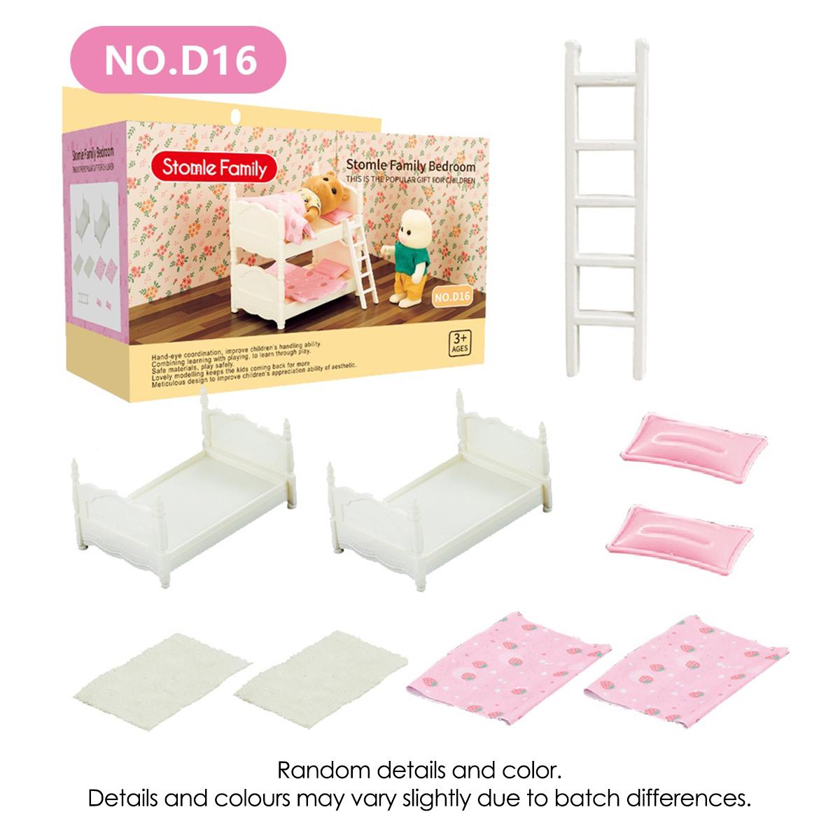 

Нетоксичный 1:12 Миниатюрной Мебели Лесная Семья Кухонная Игрушка Обеденный Стол Аксессуары для Кукольного Домика Ванная Комната Игры в Притворство Для Детей Подарки Игрушки