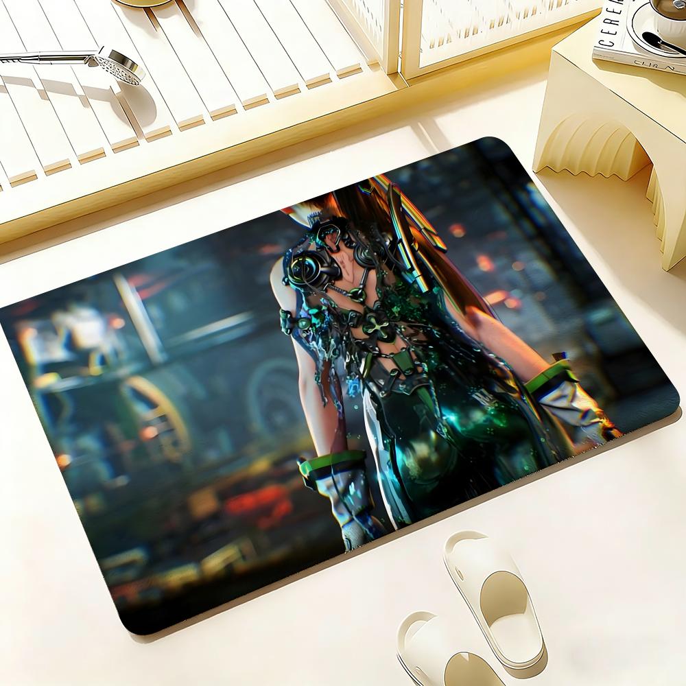Anime Hot S-Stellar B-Blade Floor Mat Bedroom Living Room Flannel Door Mat Non-Slip Home Decor 40x60cm
