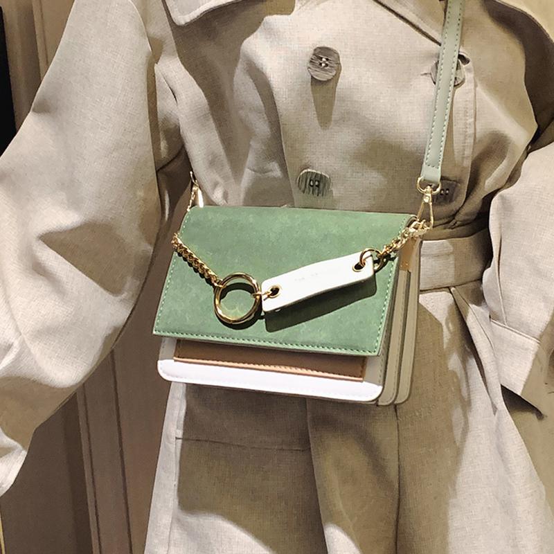 New Women Casual Messenger Bag Ladies Fashion Simple Shoulder Bag Korean Style Ladies PU Leather Messenger Bag