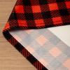 Buffalo Check Christmas Table Runner Seasonal Winter Christmas Xmas Waterproof Reusable Holiday Farmhouse Style Table Decoration