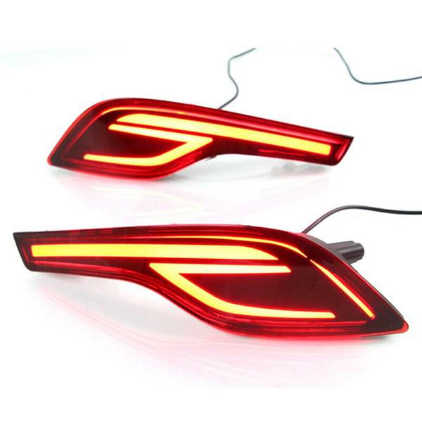 LED Rear Bumper Reflector Taillights for 17-19 Honda CRV