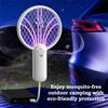 Portable Electric Mosquito Racket Mini Plug-in Mosquito Killer Fly Swatter Bug Zapper  Household