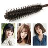 Small Round Hair Brush for Bangs & Curls - Root Lifter Air Bang & Curling Styling Tool, Professional Salon Volumizing & Smoothing Comb