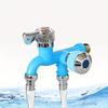 Washing Machine Faucet With One Inlet And Two Outlets, Plastic Mop Pool, Balcony, Bathroom, Multifunctional Dual Mouth Quick Ope