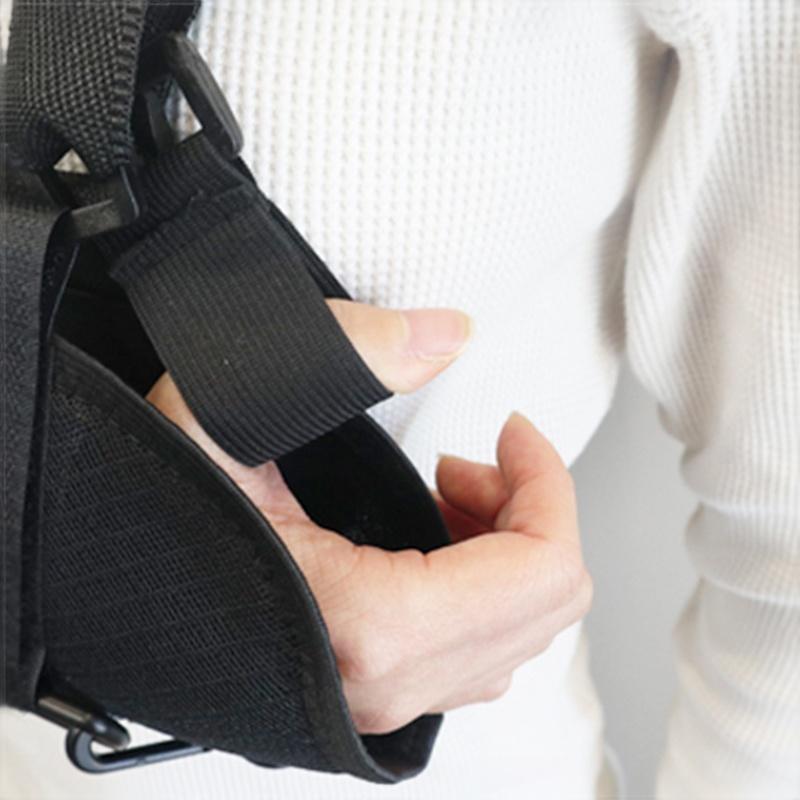 Adjustable Post-Surgery Shoulder Sling Anti-Slip Breathable Mesh Arm Brace for Daily Use Injury Support