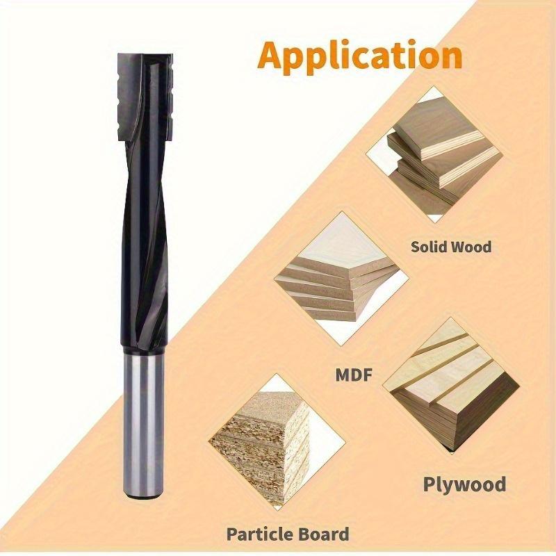 Professional Wood Door Lock Hole Drilling Kit Includes Chip Breaking Knives Groove Cutters Extended Thread Tools for Carpentry