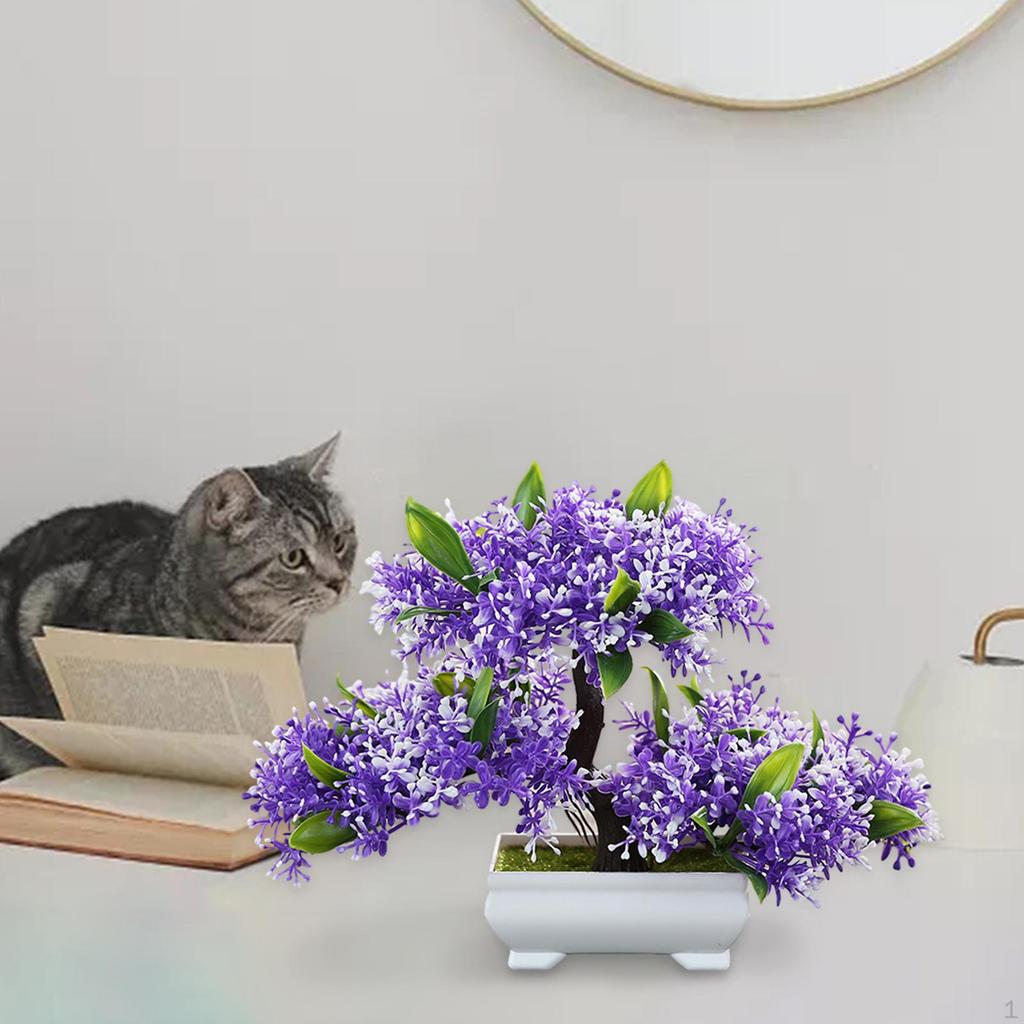Künstlicher Bonsai-Baum, Mittelstück, Kamindekoration, Tisch, kleine Kunstpflanzen
