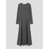 Anggae Gabrielle Melange Long Dress Gray