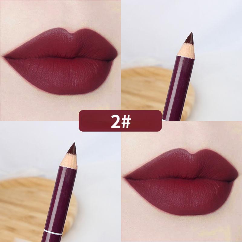 15 Colours Lipstick Pencil Lip Liner Pen Cosmetic Long Lasting Waterproof Woman Beauty Makeup Matte Maquillaje