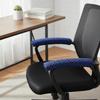 2 Pezzi Copribracciolo Sedia Chiusura a Velcro Elastico Jacquard Protezione Bracciolo Sedia da Ufficio Cuscino di Supporto Copertura Antipolvere