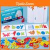 Wooden Alphabet Puzzle Toy For Kids Educational Learning Gift For Early Education