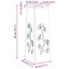 Solar LED Path Light 2 Pcs Silver Galvanized Steel