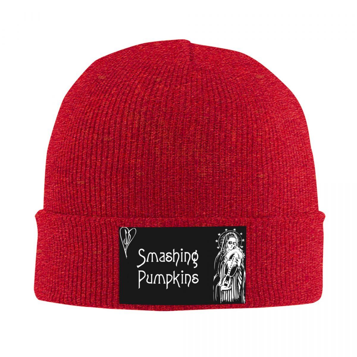 

Smashing Pumpkins Теплая вязаная шапка Зимняя вязаная шапка-бини Шапка-бини Шапки в стиле хип-хоп для унисекс One Size