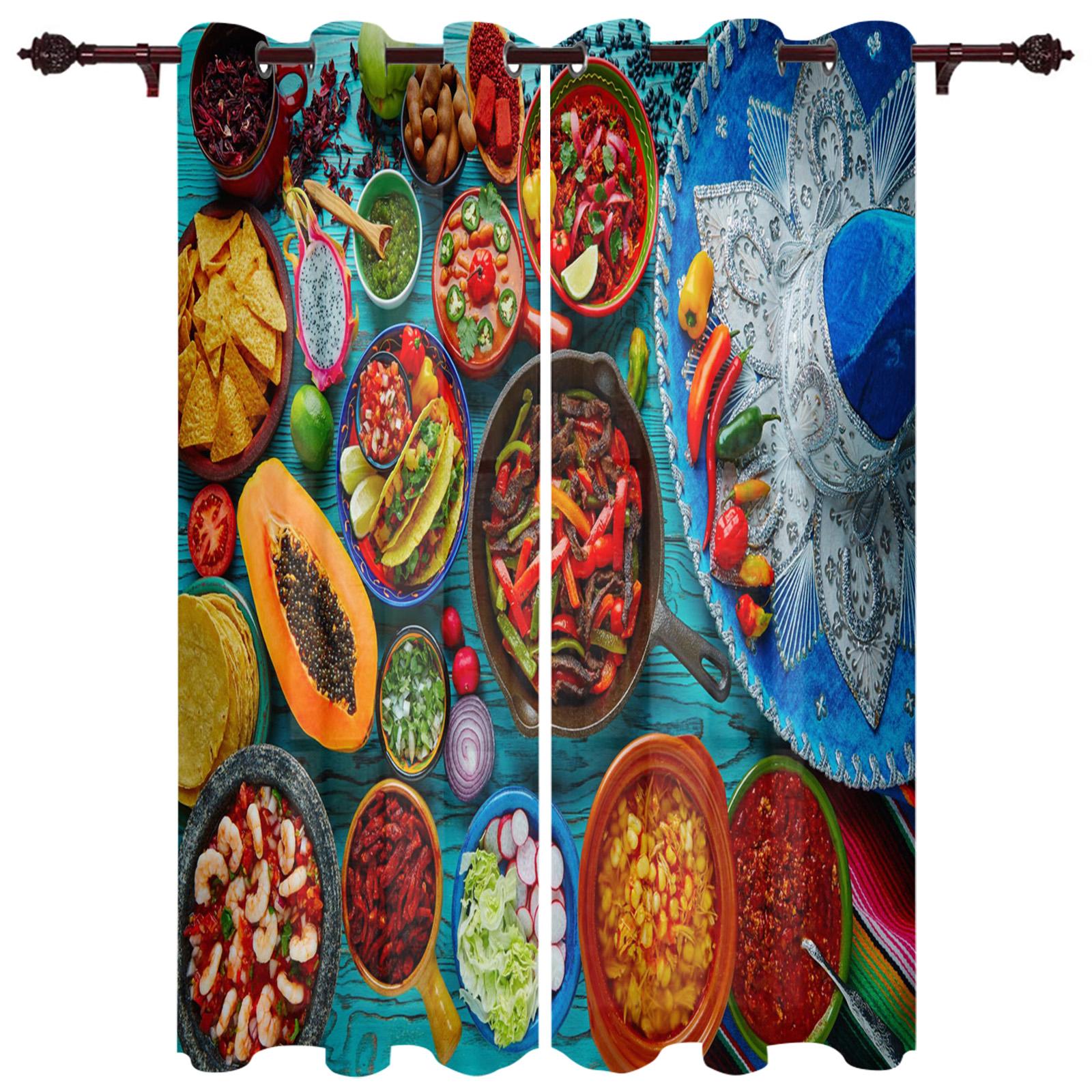 

Фруктовый торт, печенье, вино, стекло, оконные шторы, шторы для спальни, кухни, рождественские шторы для домашнего декора для гостиной 135W x 60H(cm)