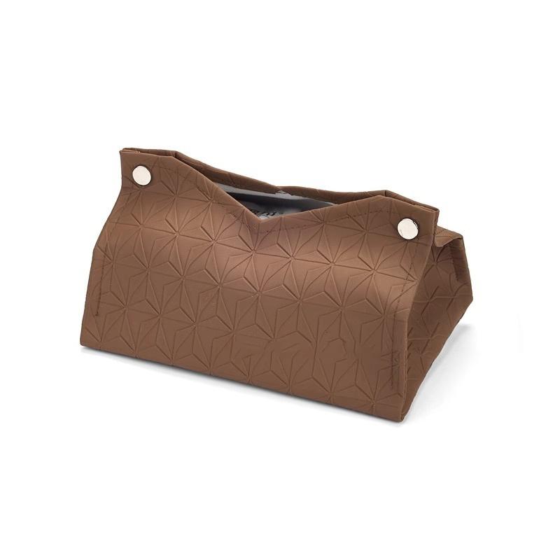 

Geometric Texture Tissue Box Living Room Coffee Table Tissue Cover Simple Light Luxury Toilet Paper Box Household Storage Box