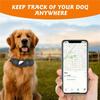 Reflective Nylon Pet Dog Collar for AirTag Bluetooth-compatible Tracker Silicone Case,Size: M