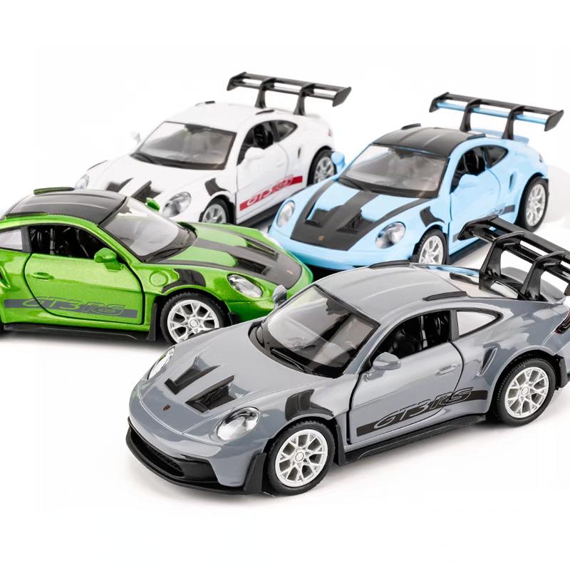 Porsche 911 GT3 RS Supercar Match Version 5 Inch Metal Car Simulation Diecast & Toy Vehicle RMZ City 1:36 Alloy Model Birthday Gifts