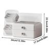 Makeup Organizer Large Display Case With Drawers Cosmetic Storage With Brush Holder For Home Kitchen Bathroom Sink Counter