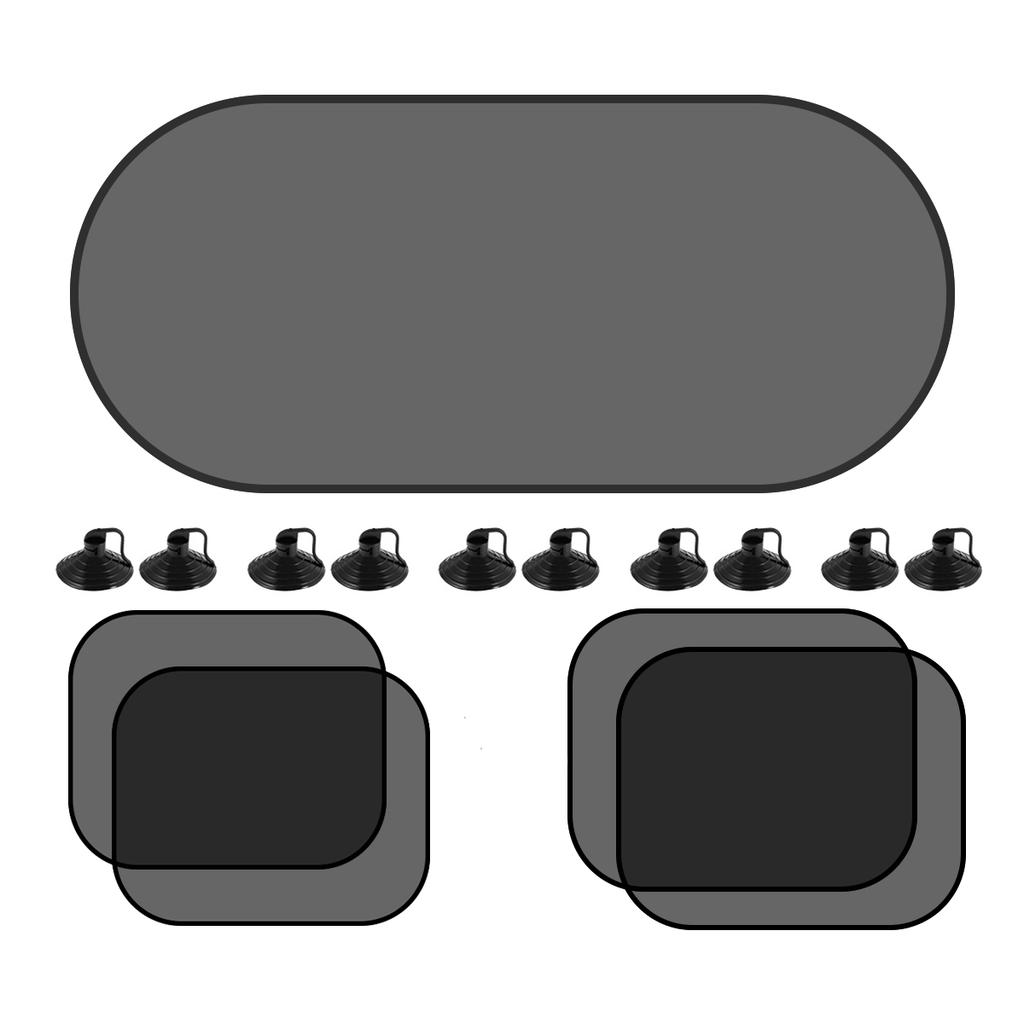 1/5Pcs Car Sunshade Covers Car Side Rear Window Sun Shade Block Windshield Foldable Auto Sun Shade Protector Accessories