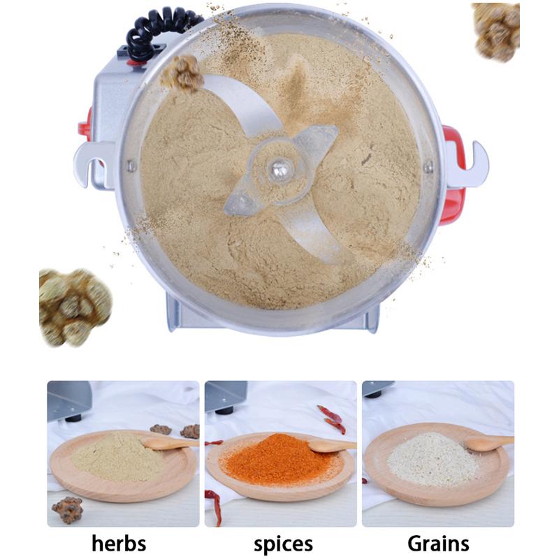 700g Herb Grain Grinder Electric Mill Cereal Machine-High Speed/Durable Life
