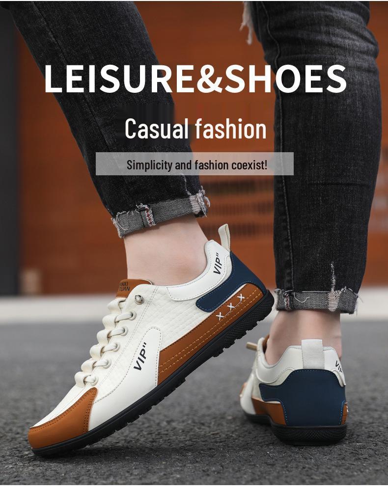 Men's 2025 Autumn Breathable Leather Casual Driving Moccasins - Lightweight, Non-Slip, Soft Sole