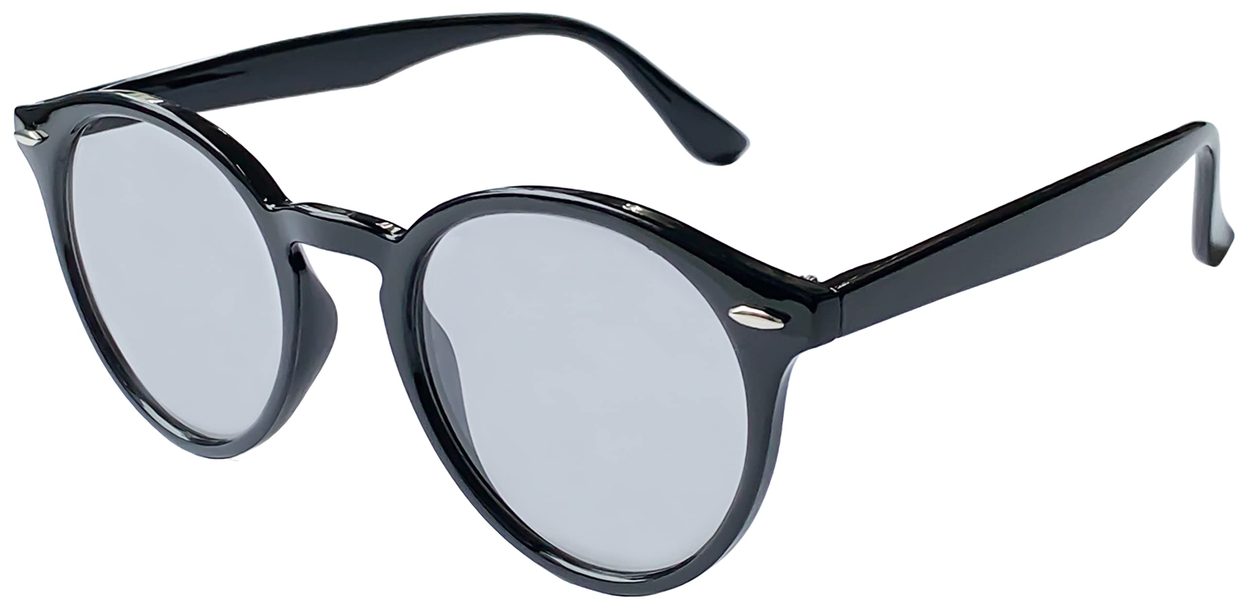 

Солнцезащитные очки CYPHUS для мужчин и женщин в стиле Бостон, защита от УФ-лучей и запотевания, (Черный/Светлый дым)