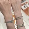 Pan Bao J Schlangenarmband Rosen-Schlangenknochen-Armband 520