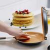 Doppelseitige Kuchenpfanne, Mexikanische Tortilla-Wendeplatte, Raucharm, Antihaftbeschichtet, für Eier, Steak, Frühstück, Multifunktional