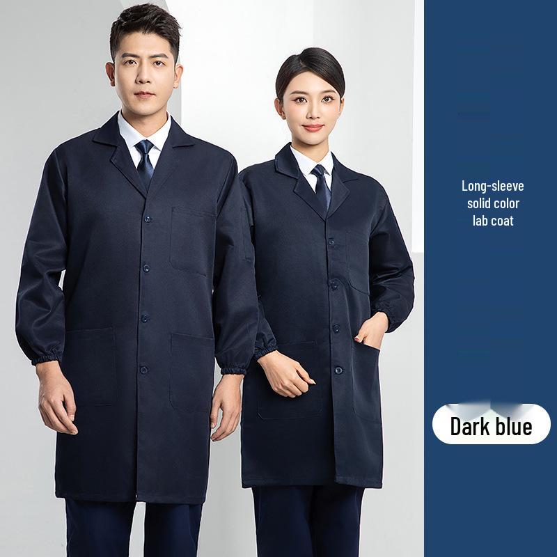 Custom Printed Wear-Resistant Lab Coat - High-Quality, Dirt-Resistant Workwear for Workshops and Factories