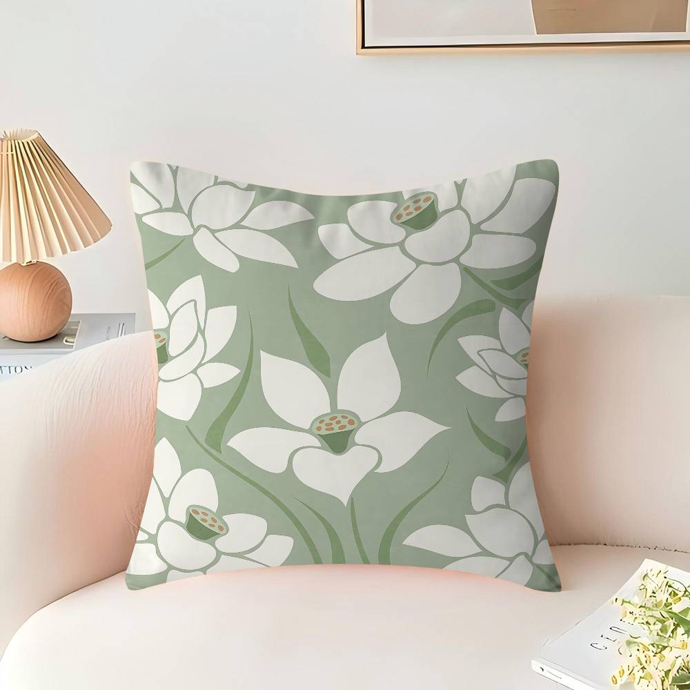 FLOWER MARKET Flower Art Maple Design Cushion Cover Happy Autumn Harvest Decor Holiday Decorati Pillow Cover