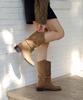 Komorebi Museum 2 Colors_Handmade Suede Strap Mid-Calf Boots I Km107-P