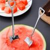 J1UL1N Watermelon Scoop Square Stirring Spoon Coffee Spoon Ice Cream Spoon