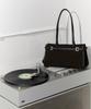Clave Sunny Suede Dark Brown Tote Bag