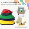 6-Piece Stepping Stones for Kids, Stackable Sensory Toys Outdoor Indoor, Obstacle Course for Balance and Motor Skills