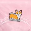 Letter Corgi Delightful Brooch Pin Vibrant Cartoon Design Versatile Accessory Fashion