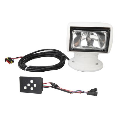 100W Marine Spotlight 355 Degrees Rotate IP66 Water Resistant Portable Halogen Remote Control Searchlight for Yachts