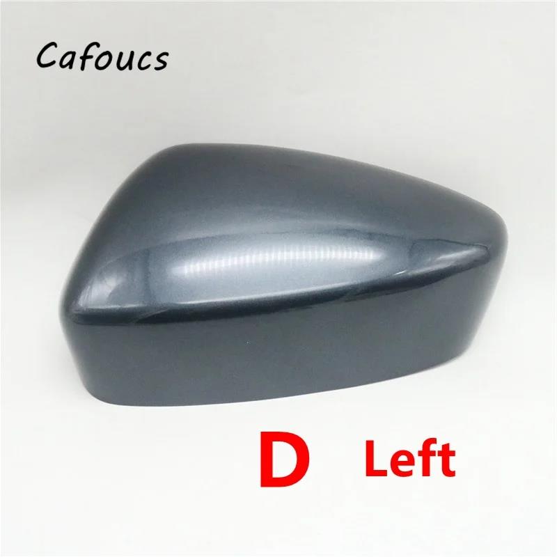 Cafoucs Car Rearview Mirror Cover Cap Shell Housing For Mazda CX-5 CX5 2012 2013 2014 Accessories