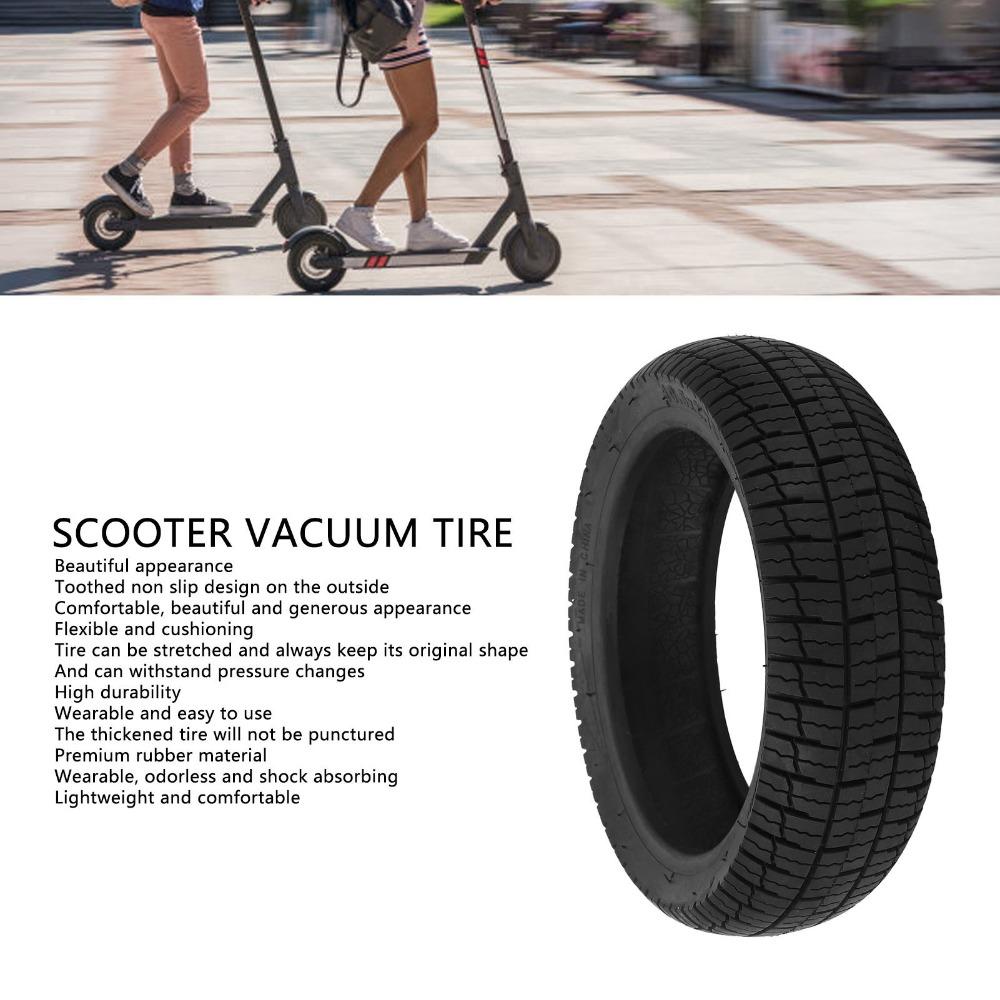 Shock Absorbing Electric Scooter Tire Rubber Vacuum Tire Durable Tubeless Tire  Kickscooter