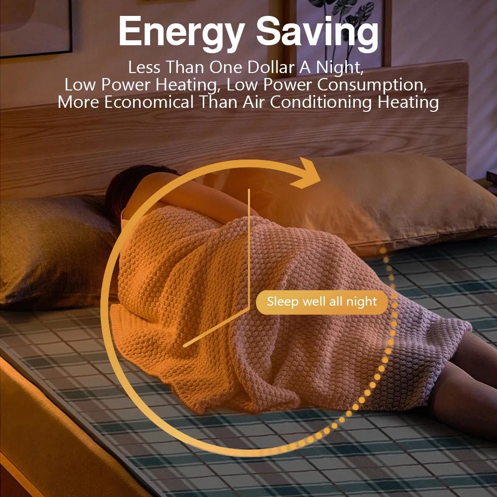 Electric Blanket 220V Thicken Thermostat Electric Blankets 70X150/120X150/150X180Cm Electric Heating Blanket Winter Body Warmer