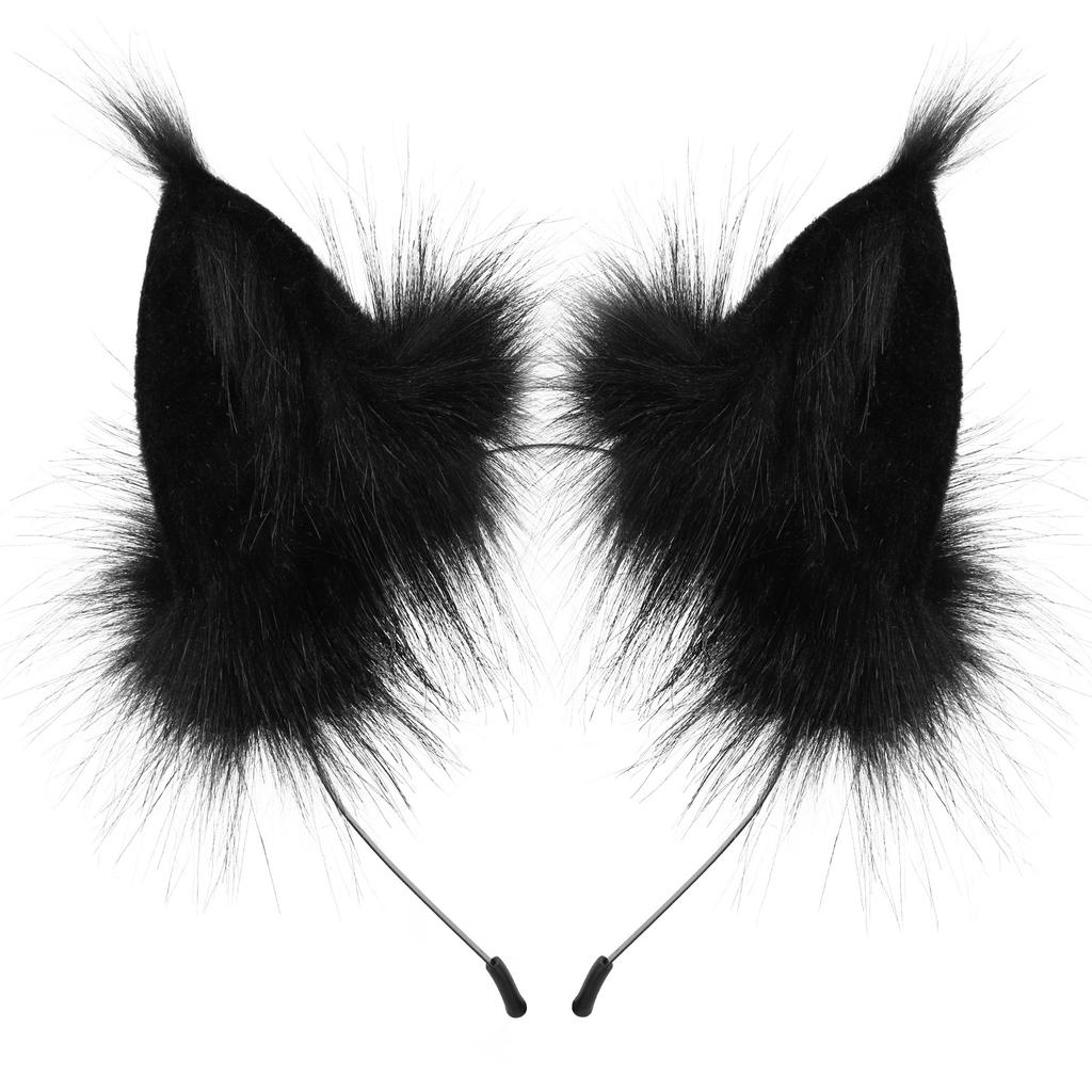 Cat Ears Halloween Cosplay Fox Ears Cosplay Simulated Plush Cat Ears Hair Accessories